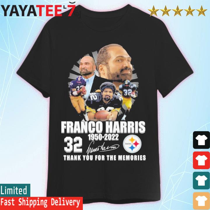 Rip Franco Harris Thank You For The Memories 1950 2022 Shirt, hoodie,  sweater, long sleeve and tank top