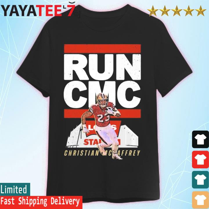 Christian Mccaffrey Run Cmc 49ers Shirt , San Francisco Niners Tee Tops  Unisex T-shirt