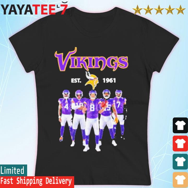 Nice minnesota Vikings Est 1961 champions 2022 shirt, hoodie, sweater, long  sleeve and tank top