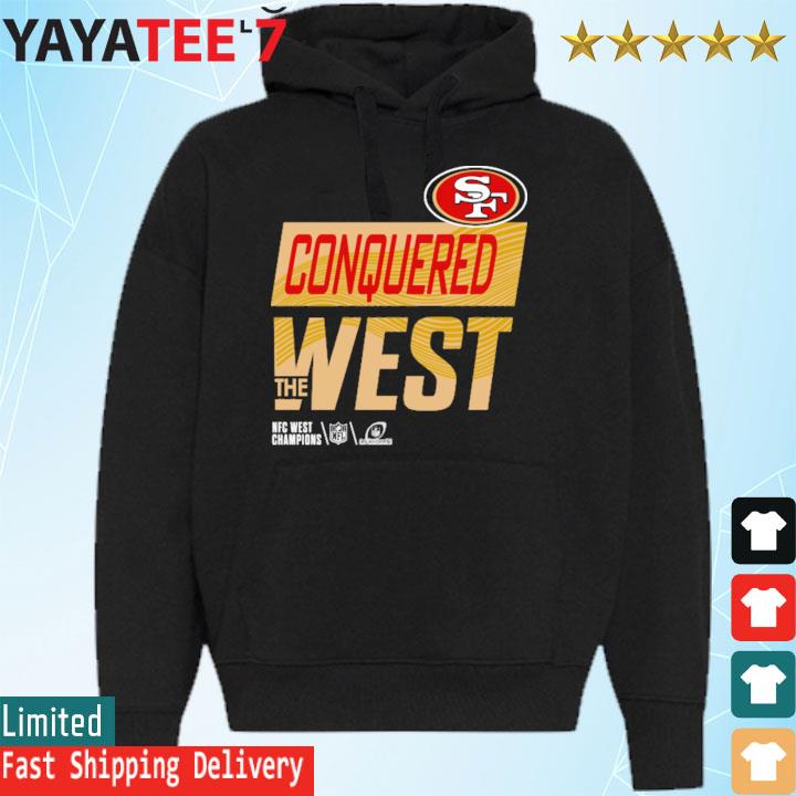 San Francisco 49ers 2022 NFC West Division Champions Locker Room Trophy  Collection T Shirt - Limotees