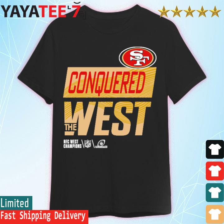 Youth Nike Scarlet San Francisco 49ers 2022 NFC West Division Champions Locker Room Trophy Collection T-Shirt Size: Medium