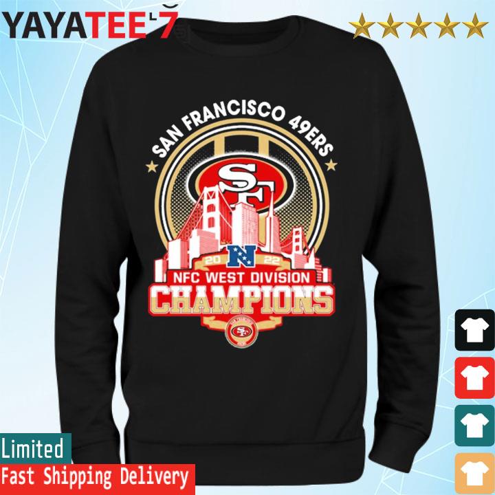 2022 NFC West division champions San Francisco 49ers skyline shirt, hoodie,  sweater, long sleeve and tank top