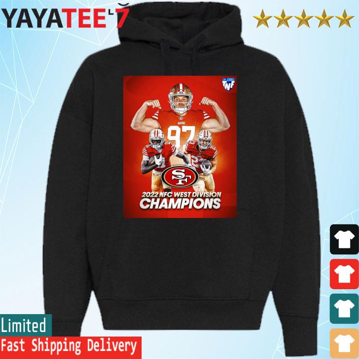 Official San francisco 49ers winner 2022 nfc west champions shirt, hoodie,  sweater, long sleeve and tank top