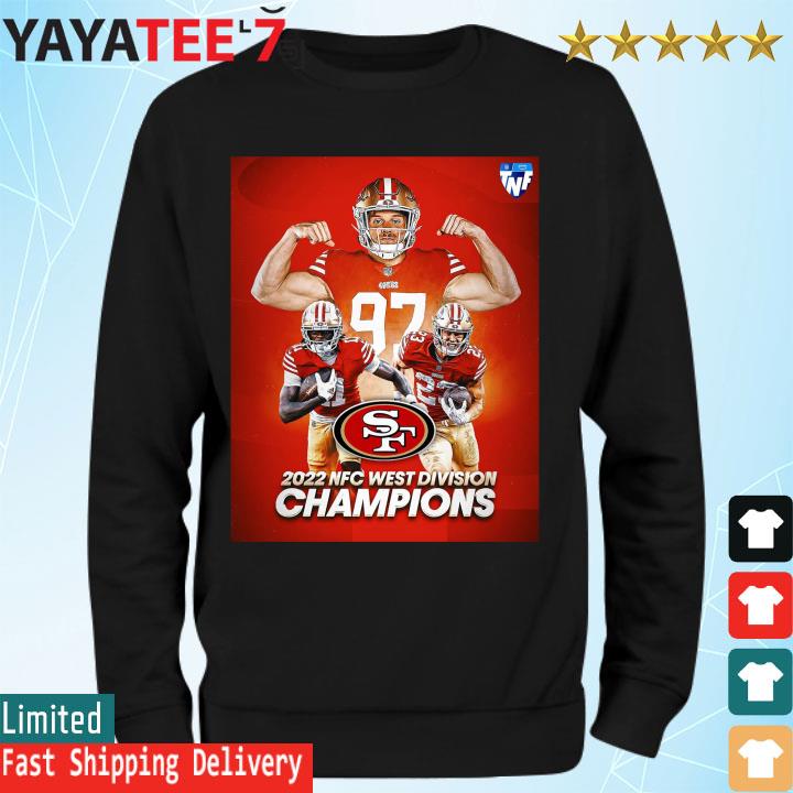 Official Poster 2022 NFC West Champions SF 49ers shirt, hoodie, sweater,  long sleeve and tank top