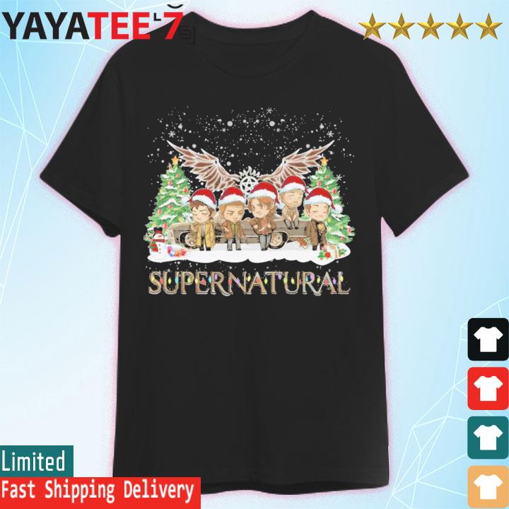 Santa Suppernatural Chibi merry Christmas shirt