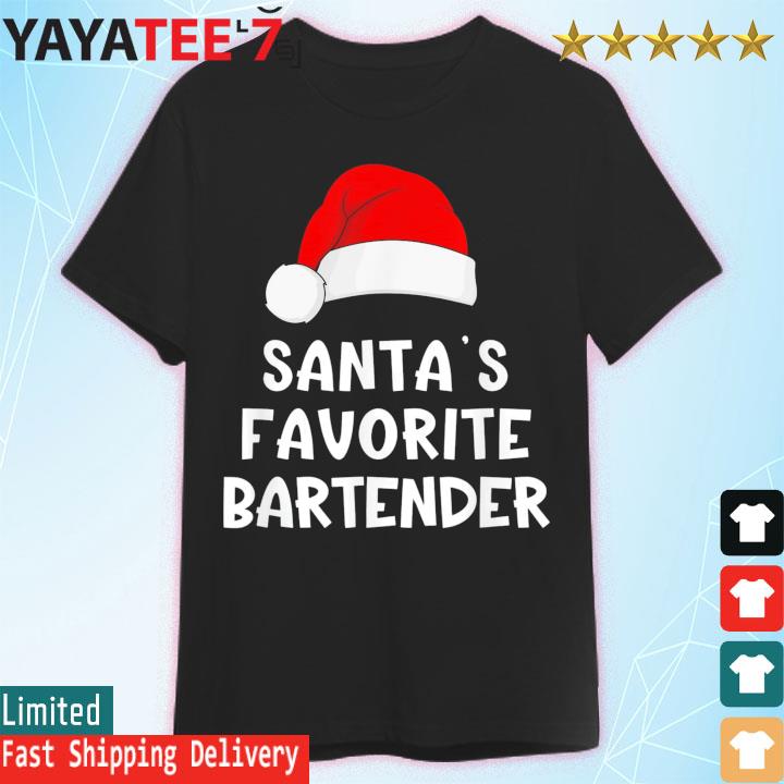 Santa's Favorite Bartender 2022 Merry Christmas sweatshirt