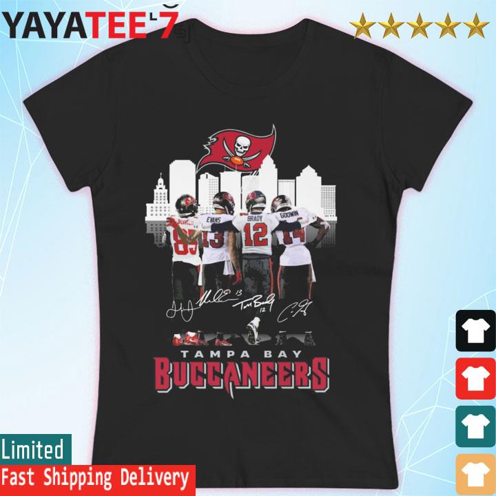 Tampa Bay Buccaneers city Jones Evan Brandy and Goodwin signatures shirt,  hoodie, sweater, long sleeve and tank top