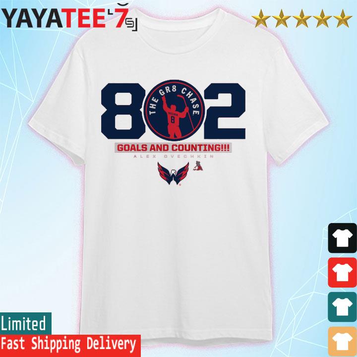 Alex Ovechkin Washington 802 Goals Retro signature T-shirt, hoodie