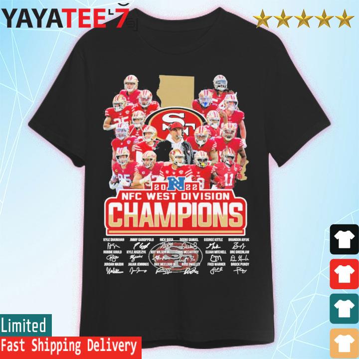 San Francisco 49ers super bowl champions 2020 signatures shirt