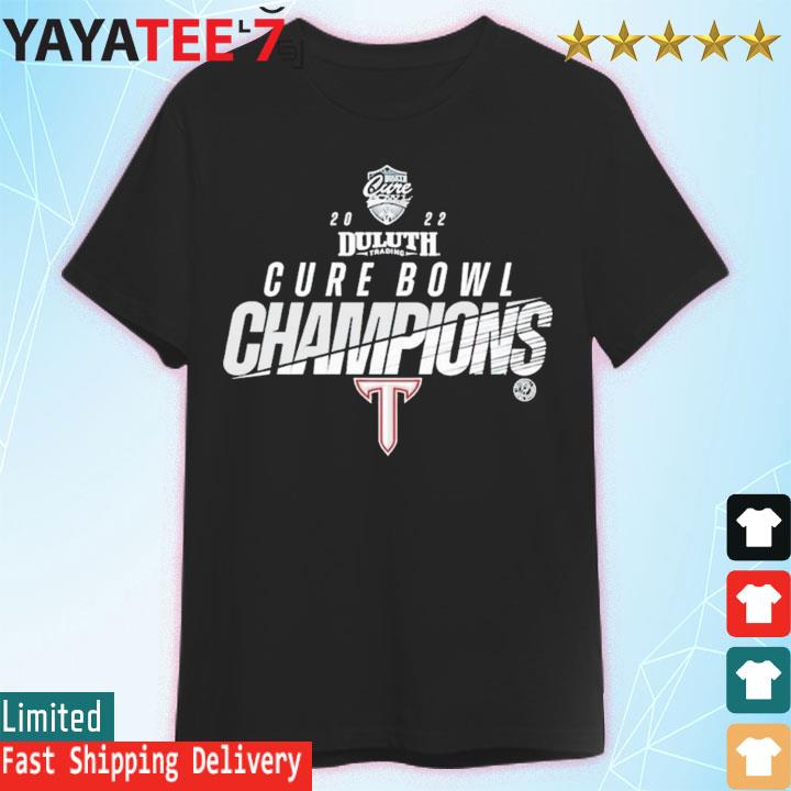 Troy!! Your 2022 Cure Bowl Champions!! Long sleeve tee