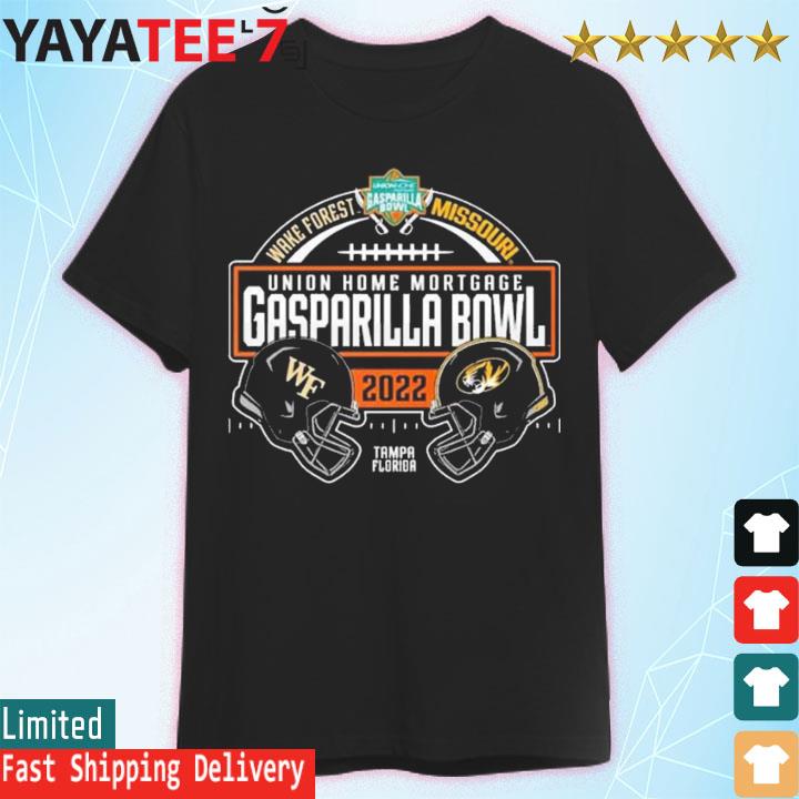 Wake Forest Vs University Of Missouri 2022 Gasparilla Bowl Matchup shirt