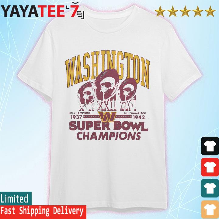 Washington 3 Time Super Bowl Champions Shirt, hoodie, sweater, long sleeve  and tank top