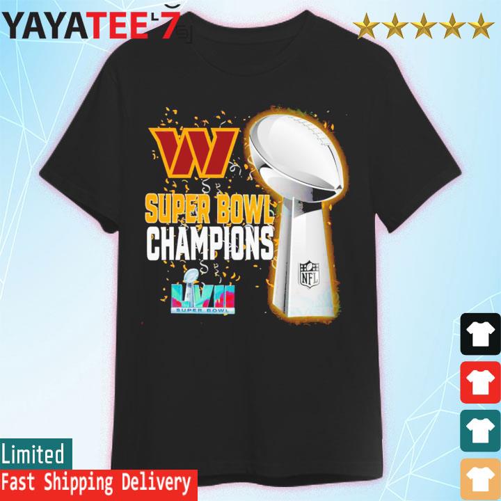 Three Time Super Bowl Champions Washington Commanders T-Shirt