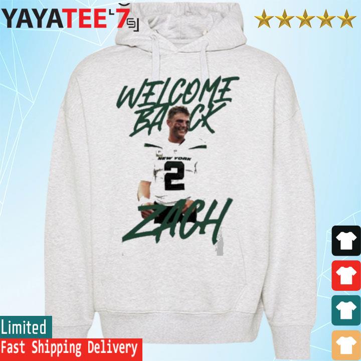 Welcome Back Zach Wilson shirt, hoodie, sweater and long sleeve