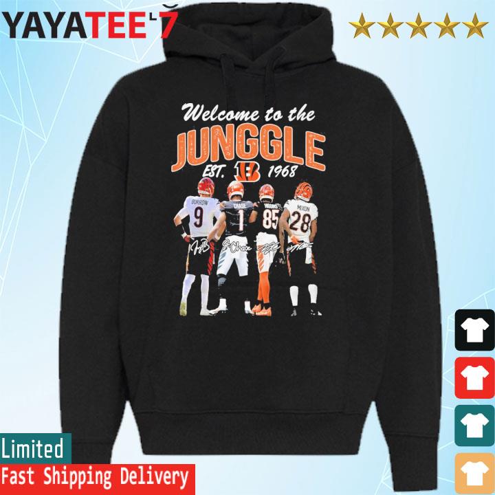 Bengals Welcome to the jungle 1968 shirt, hoodie, sweater, long sleeve and  tank top