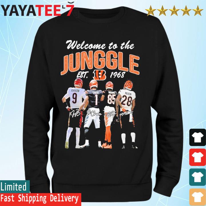 Cincinnati Bengals Welcome to the Jungle shirt, hoodie, sweater, long  sleeve and tank top