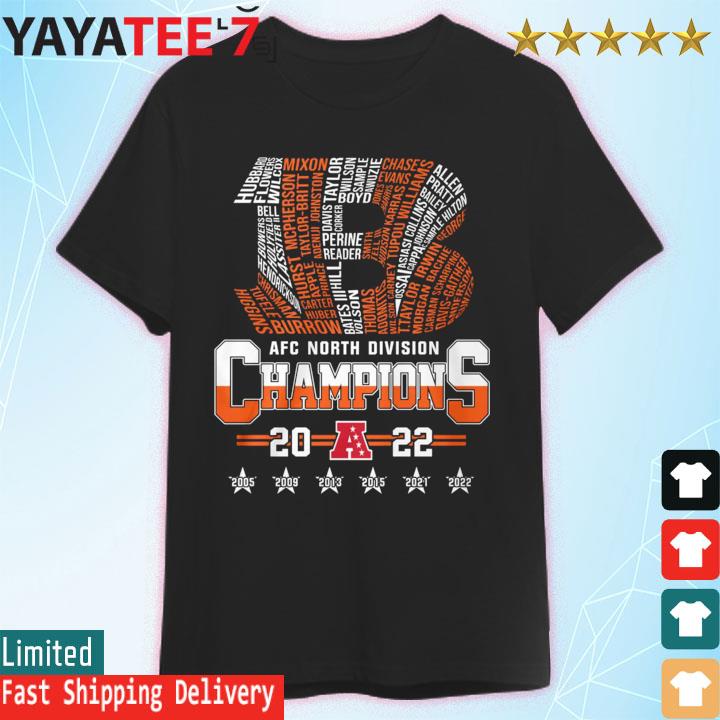 Cincinnati Bengals Football Team Afc North Champions T-shirt,Sweater,  Hoodie, And Long Sleeved, Ladies, Tank Top