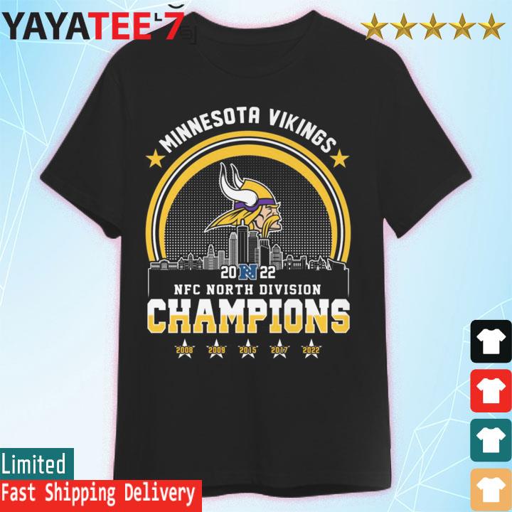 Minnesota Vikings 5x 2022 NFC North Division Champions shirt, hoodie,  sweater, long sleeve and tank top