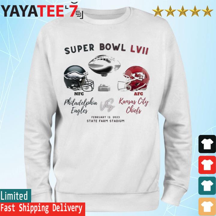 Super Bowl 2023 Lvii Philadelphia Eagles Vs Kansas City Chiefs State Farm  Stadium Shirt Ladies T