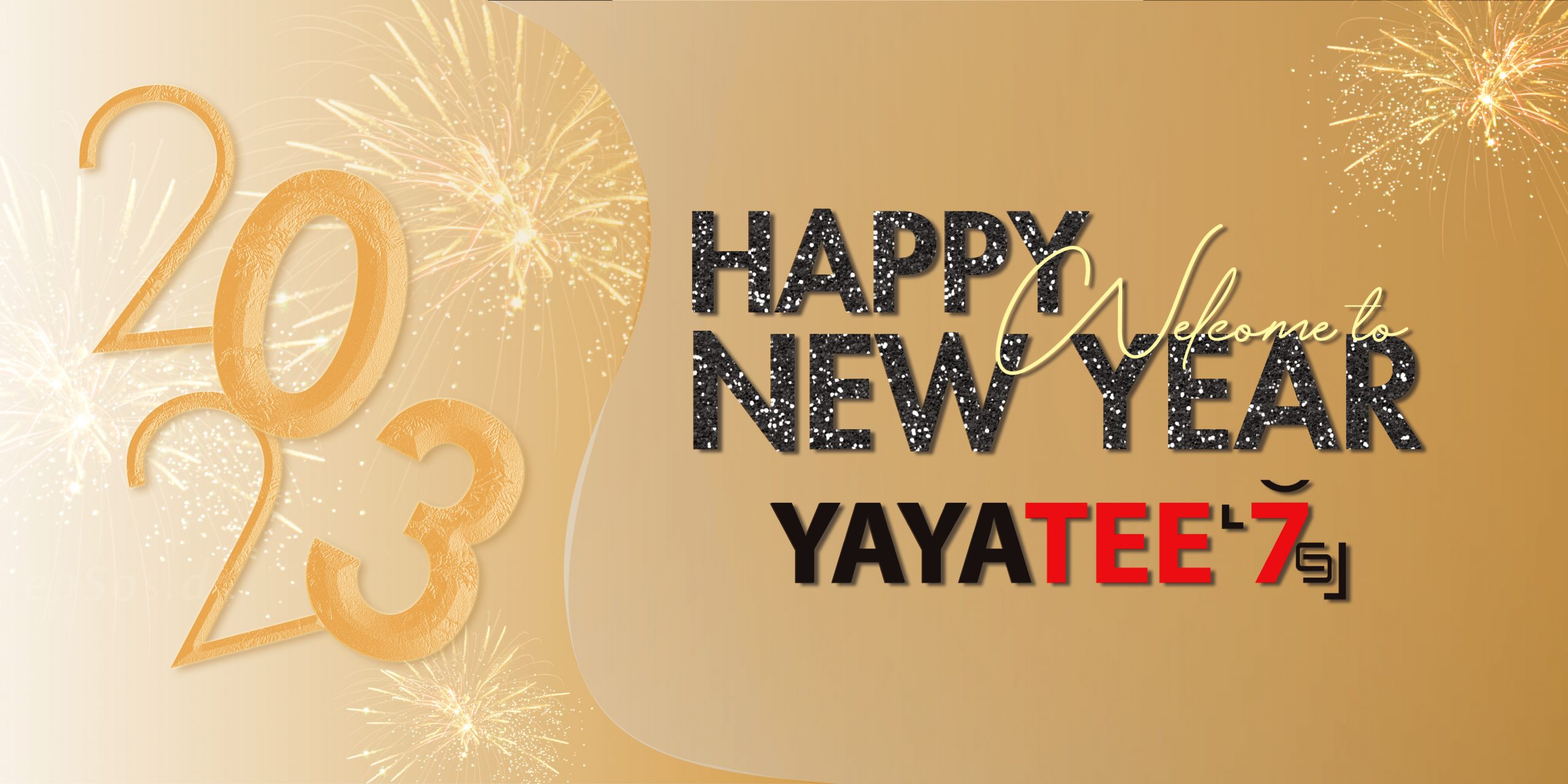 Happy new year Yayatees7 Store banner