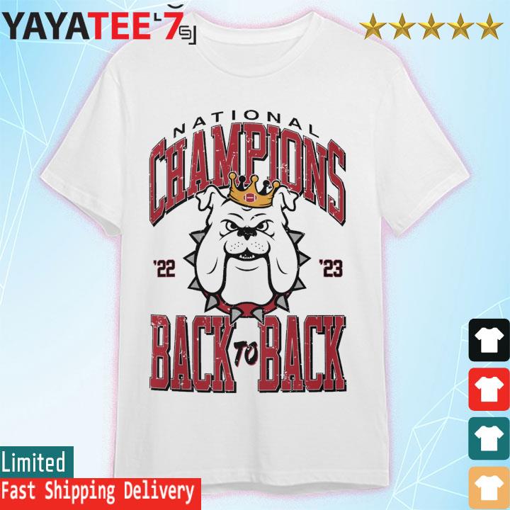 Georgia Bulldogs T-shirt - 2022 Back to Back National Champions