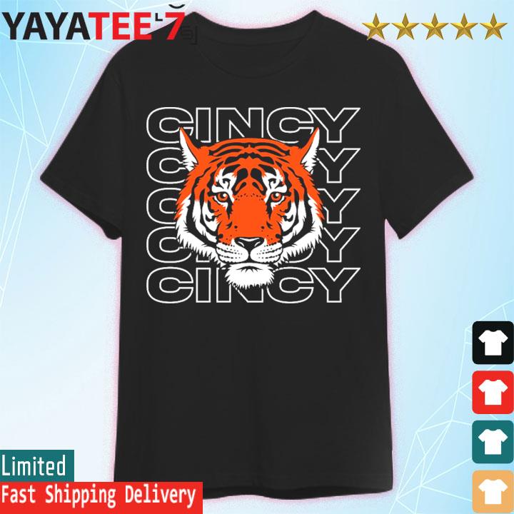 Bengal Tiger Cincy | Football Apparel | Cincy Shirts Hooded Sweatshirt / Black / 2x