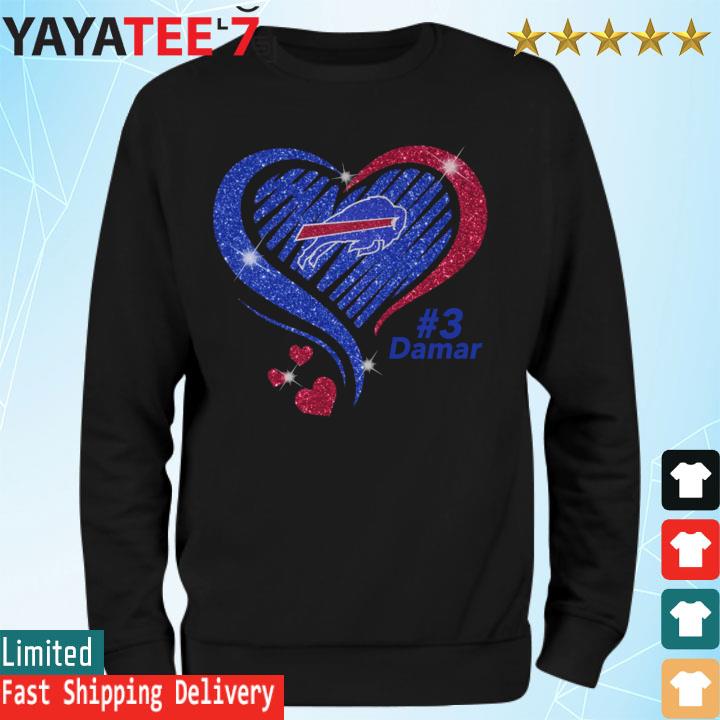 Rhinestone Buffalo Bills heart shirt, hoodie, sweater, longsleeve and  V-neck T-shirt