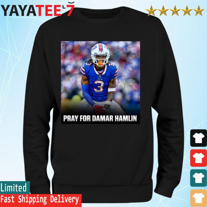 Respect Damar Hamlin 3 Unisex T-Shirt, hoodie, sweater, long