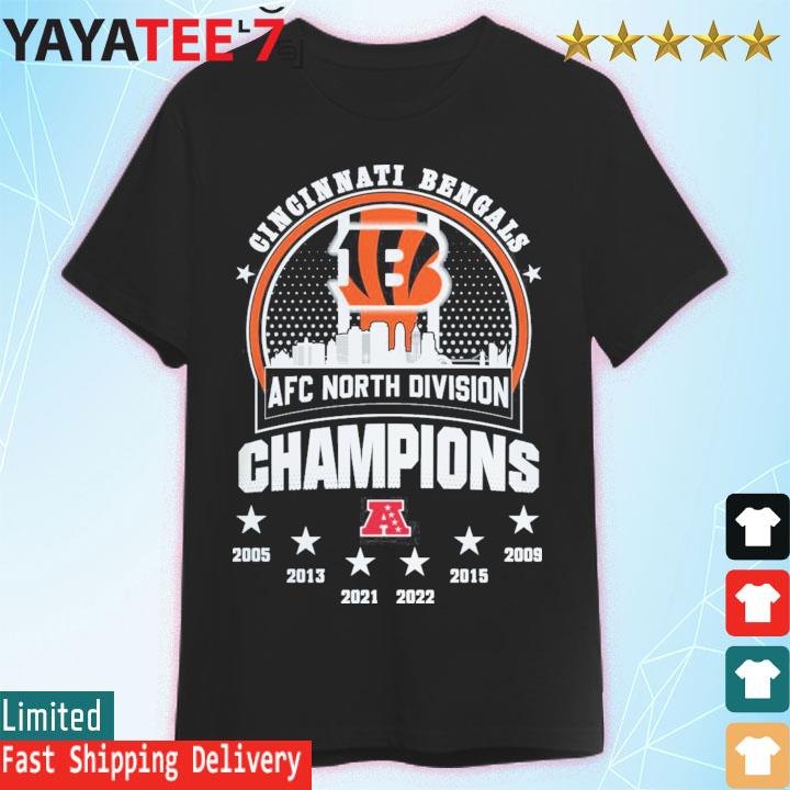 Cincinnati Bengals 2021 2022 AFC North Division Champions NFL football shirt,  hoodie, sweatshirt and tank top