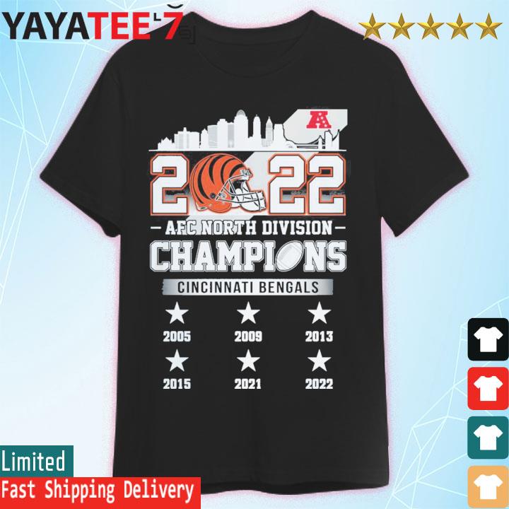 Cincinnati Bengals 2022 AFC North Division Champions Skyline Shirt, hoodie,  sweater, long sleeve and tank top