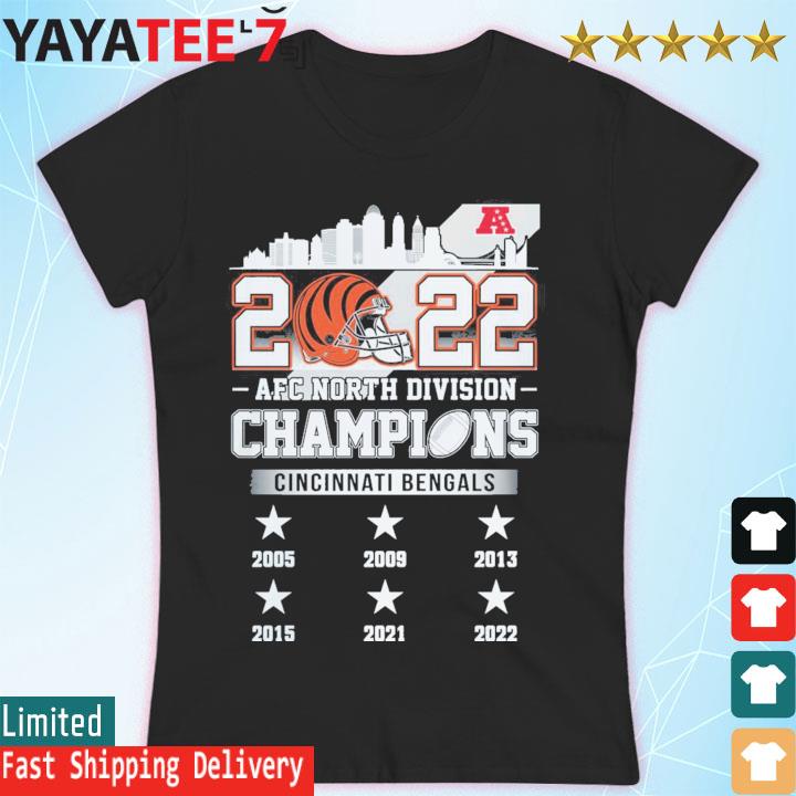 Cincinnati Bengals Skyline 2022 Afc North Division Champions Shirt