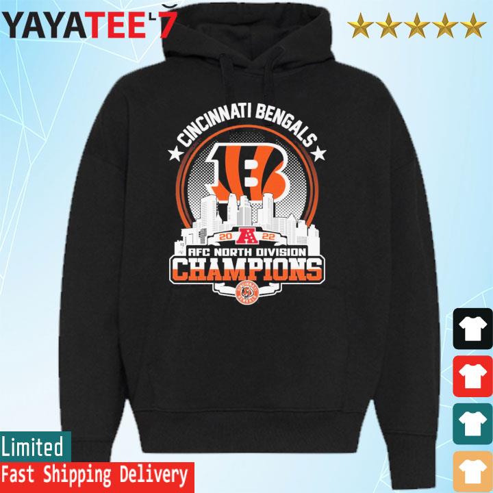 Cincinnati Bengals 2022 AFC North division champions matchup skyline shirt,  hoodie, sweater, long sleeve and tank top