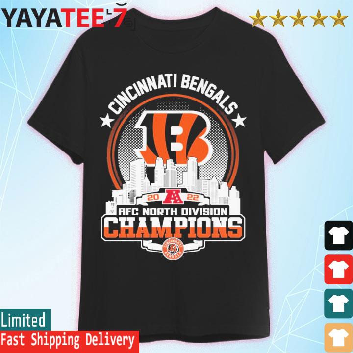 Cincinnati Bengals 2022 AFC North Division Champions Skyline Shirt, hoodie,  sweater, long sleeve and tank top