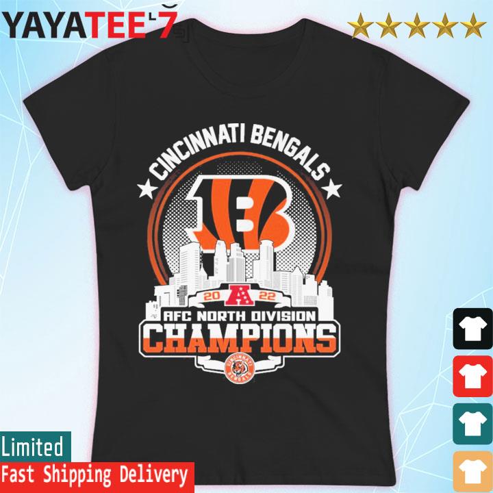 Cincinnati Bengals 2022 AFC North division champions matchup skyline shirt,  hoodie, sweater, long sleeve and tank top