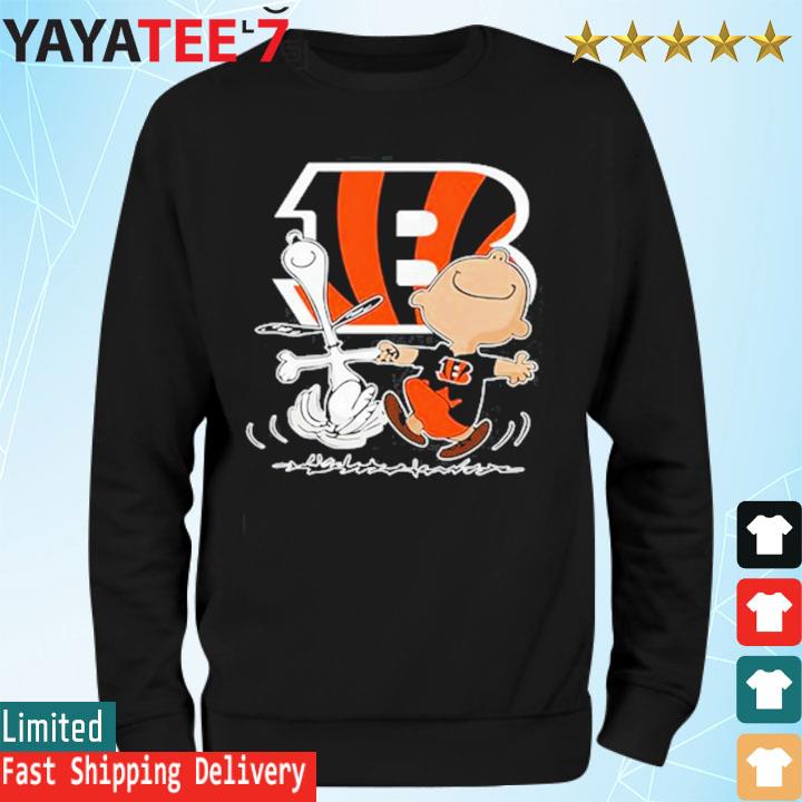 Cincinnati Bengals Snoopy and Charlie Brown Peanuts shirt, hoodie, sweater,  long sleeve and tank top