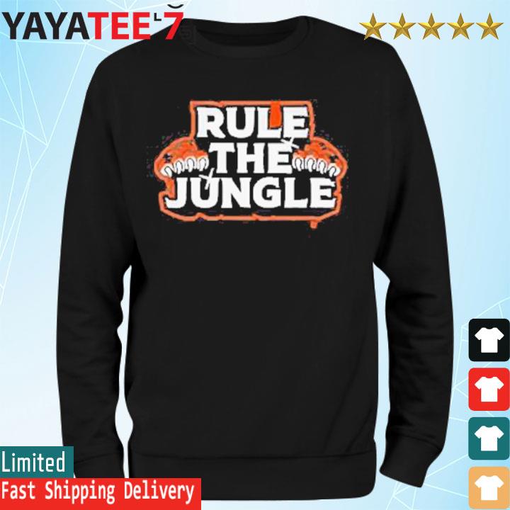 Cincinnati bengals rule the jungle logo 2022 t-shirt, hoodie, sweater, long  sleeve and tank top