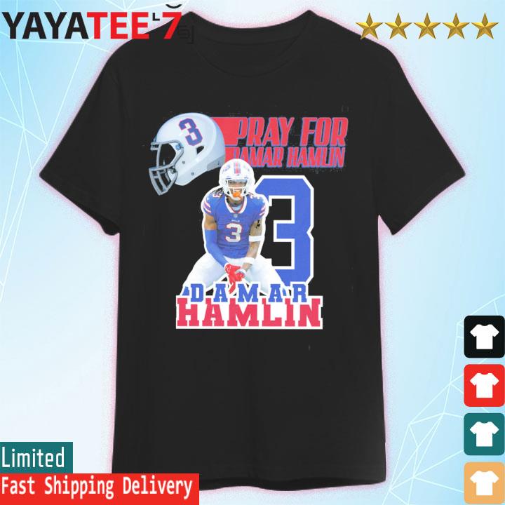 Pray For Damar Hamlin #3 Helmet 2023 T-shirt,Sweater, Hoodie, And