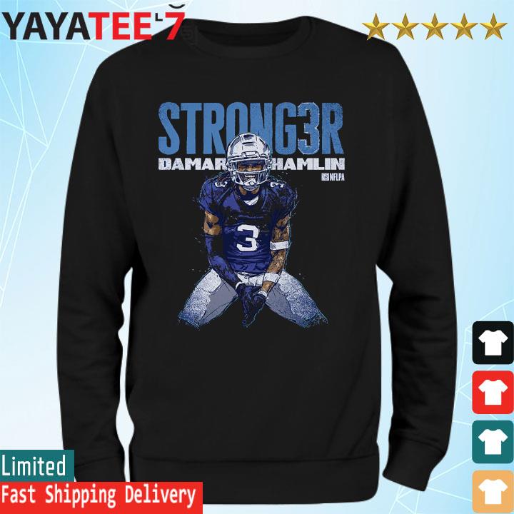 Official hamlin strong damar hamlin Buffalo Bills #3 shirt, hoodie,  sweater, long sleeve and tank top