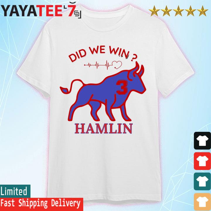 Damar Hamlin 3 Did We Win Shirt - High-Quality Printed Brand