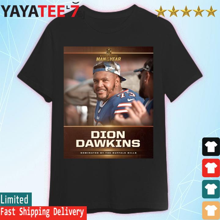 Dion Dawkins Walter Payton Man Of The Year In NFL Vintage T-Shirt