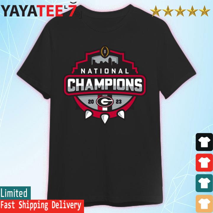 Georgia Bulldogs Blue 84 Youth College Football Playoff 2022 National  Champions Schedule T-Shirt - Red