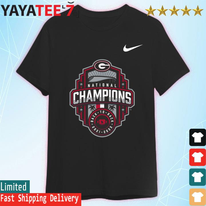 Georgia Bulldogs : 2022 Football National Champions Mascot T-Shirt