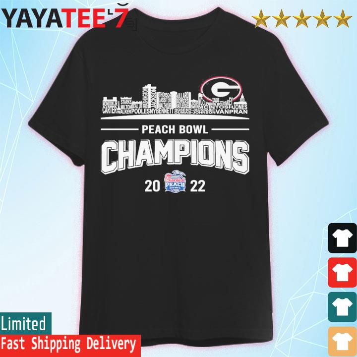 State Of Champs Atlanta Braves Georgia Bulldogs Peach State shirt