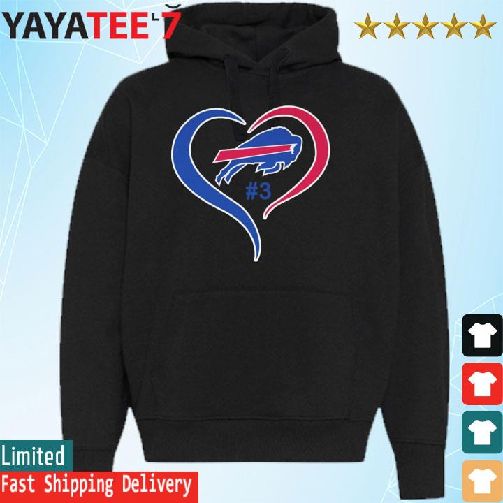 Original heart Buffalo Bills Damar Hamlin #3 shirt, hoodie