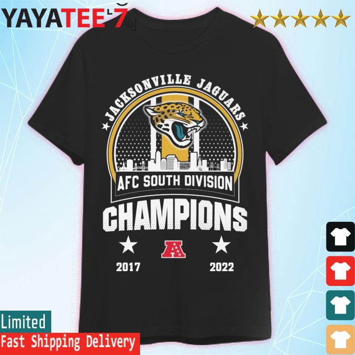 Design Jacksonville jaguars AFC south Division champions T-Shirt