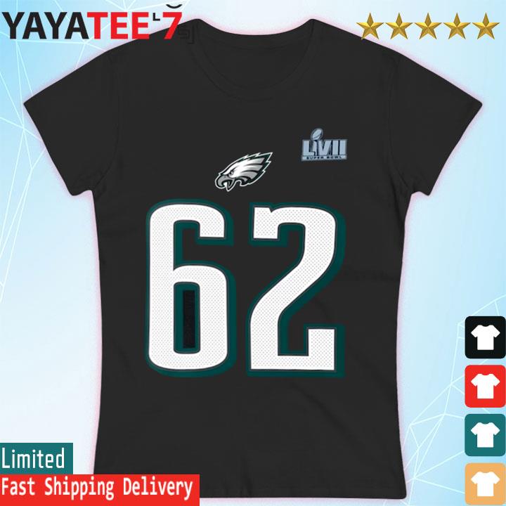 Women's Nike White Philadelphia Eagles Super Bowl LVII T-Shirt