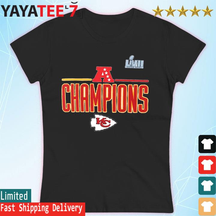 Afc Champions Kansas City Chiefs Team 2022 2023 Shirt Ladies T-shirt