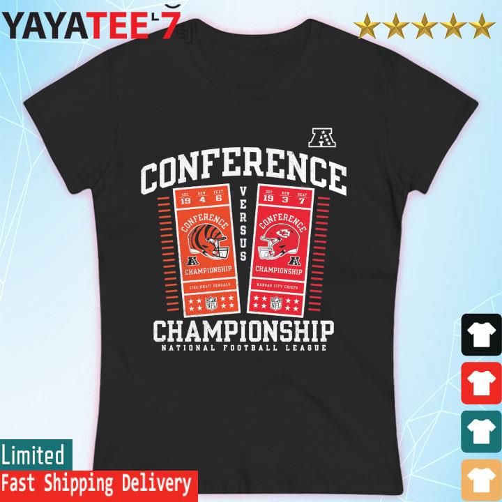 Official kansas City Chiefs vs Cincinnati Bengals 2022 AFC Championship  Ticket shirt, hoodie, sweater, long sleeve and tank top