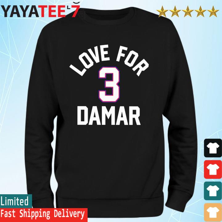 Kansas Love for Damar' No. 3 shirt