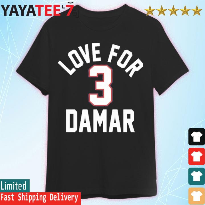 Love For 3 Pray Damar Hamlin Shirt ⋆ Vuccie